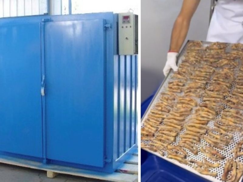 horno alta eficiencia deshidratado snack mascotas deshidratado patas pollo modelo hd 120 700 ag